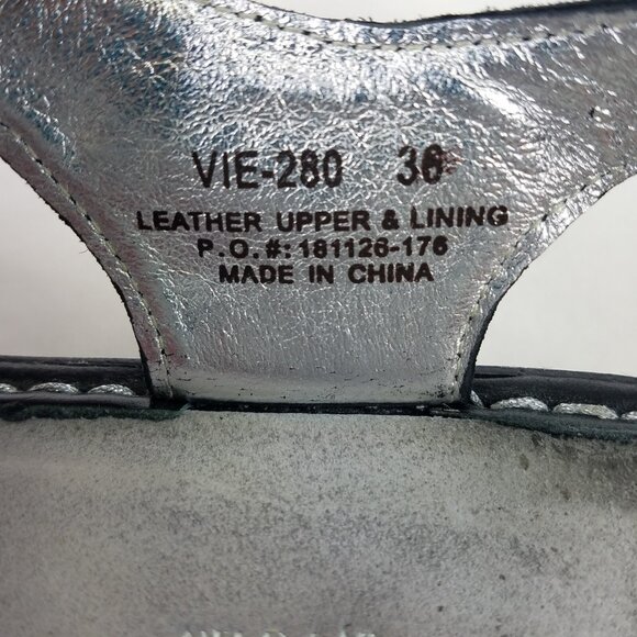 Alegria Vienna Platform Sandals Women's 36 US 6 Metallic Rainbow Leather VIE-280 - Picture 11 of 16